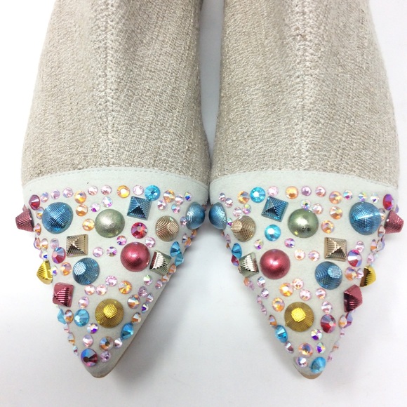 RAS Ankle Booties Boots Embellished Jeweled EUR 38 - Picture 3 of 9